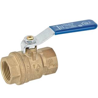 Everbilt 1-12 in. Lead Free Brass FIP x FIP Ball Valve 116-2-112-EB