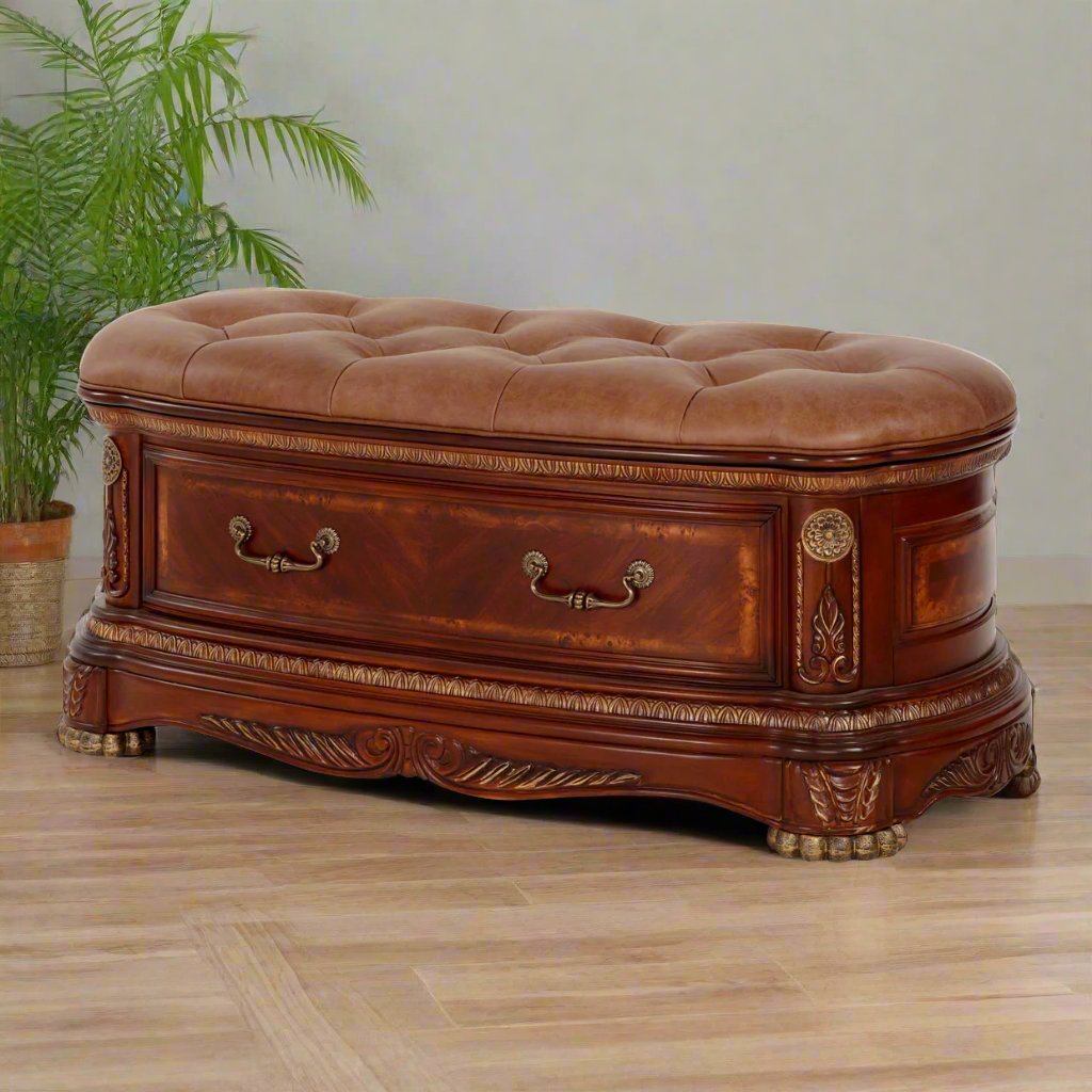 Cortina Leather Bedside Bench