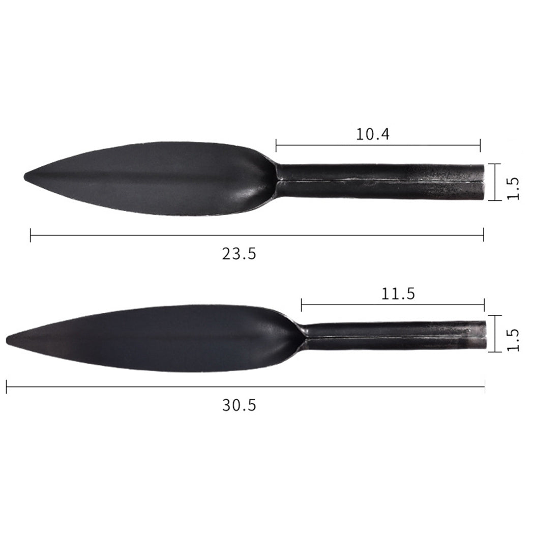 2PCS Narrow Garden Shovel Professional Metal Transplant Shovel Garden Hand Tool