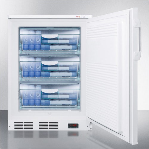 Summit Appliance VT65MLBIVAC Built-In Under-Counter， Manual Defrost， -25 C Upright Freezer For Vaccine Storage