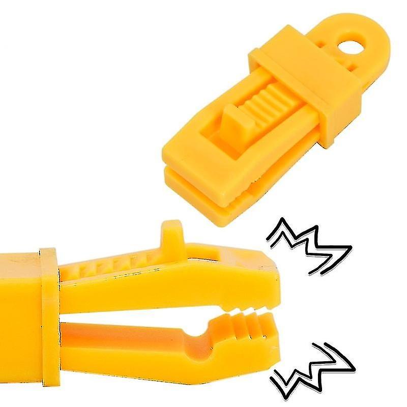 10pcs Tarp Clips New Press-lock Design， Tent Snaps Camping Clamp Clips Awnings Clips