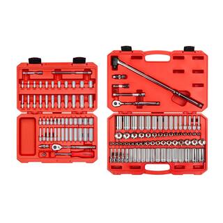 TEKTON 38 in. and 14 in. Drive Mechanics Socket Set (129-Piece) BND00001