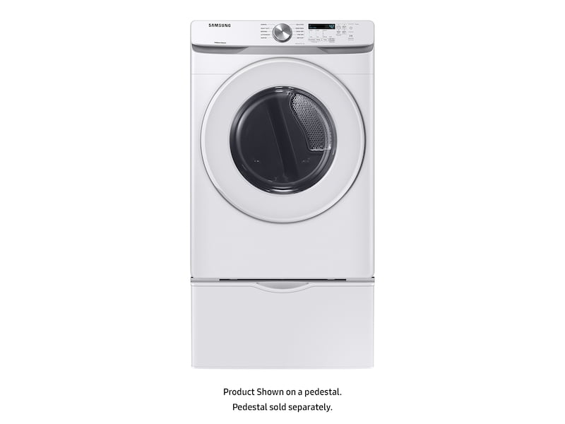 Samsung DVE45T6000W 7.5 Cu. Ft. Electric Dryer With Sensor Dry In White