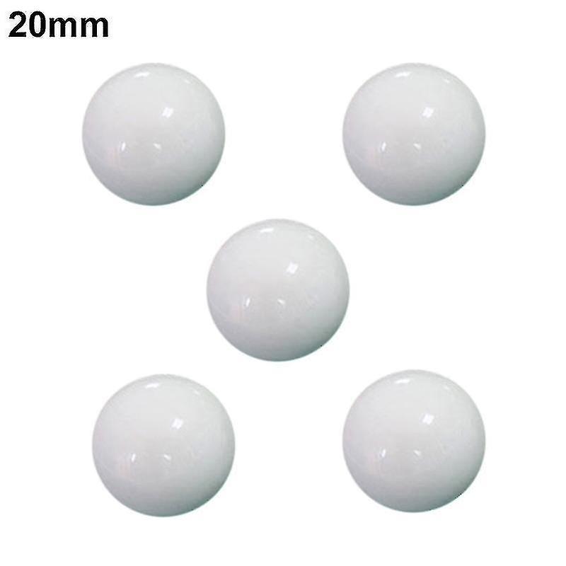 5pcs Russian Roulette Ball Casino Roulette Game Replacement Ball Acrylic White Ball 12/14/16/18/20/2