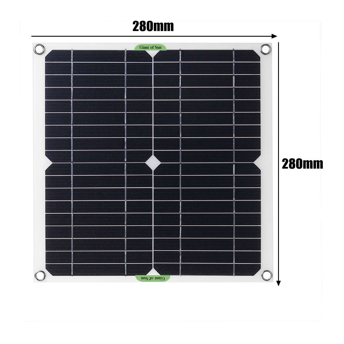 Giant of Sun 200W 12V Solar Panel Battery Charger Kit  for Car RV Marine Boat Caravan Off Grid System with 100A Charge Controller+Extension Cable