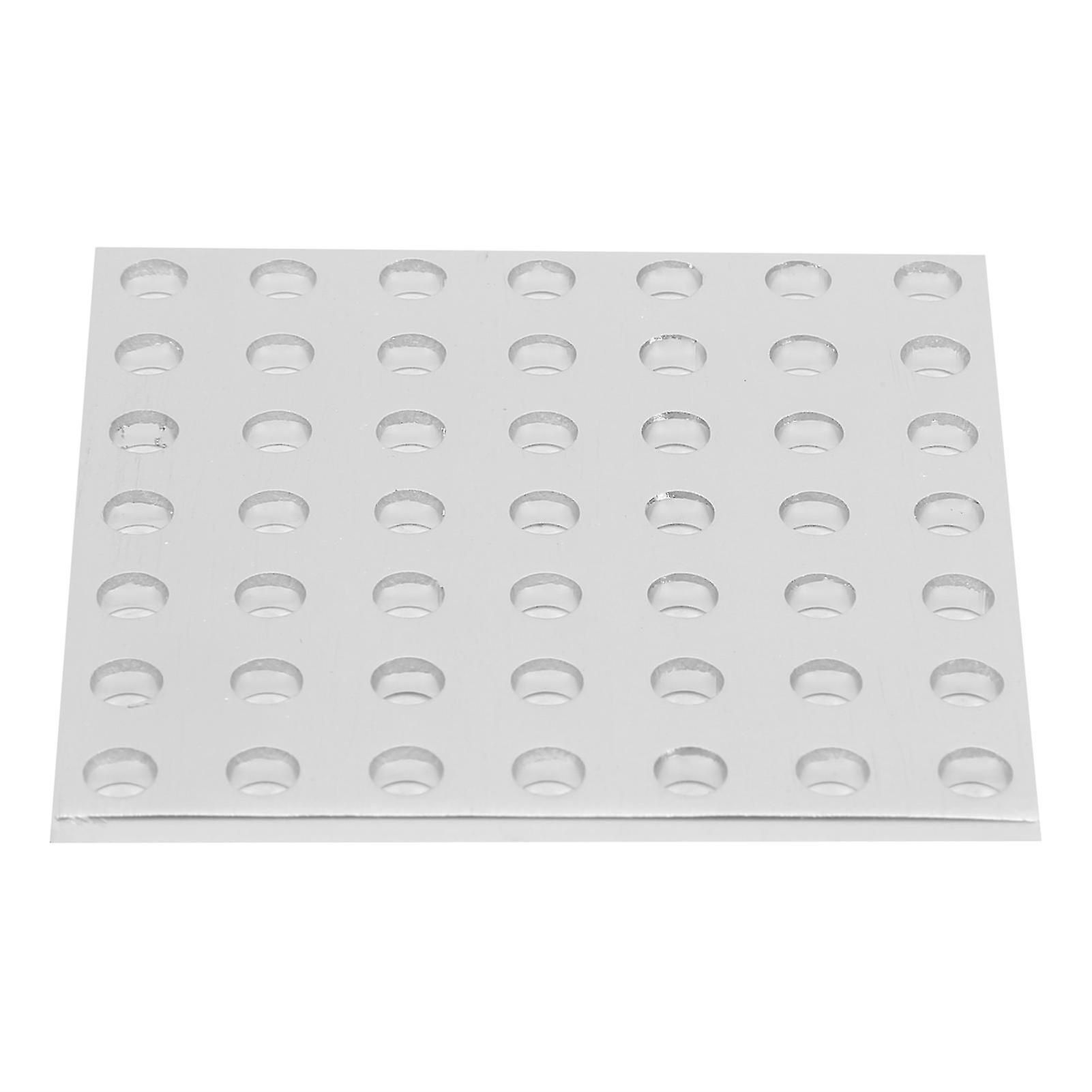 3116‑0056‑0056 Aluminum Grid Plate Board with Excellent Strength to Weight Ratio 7 x 7 Holes