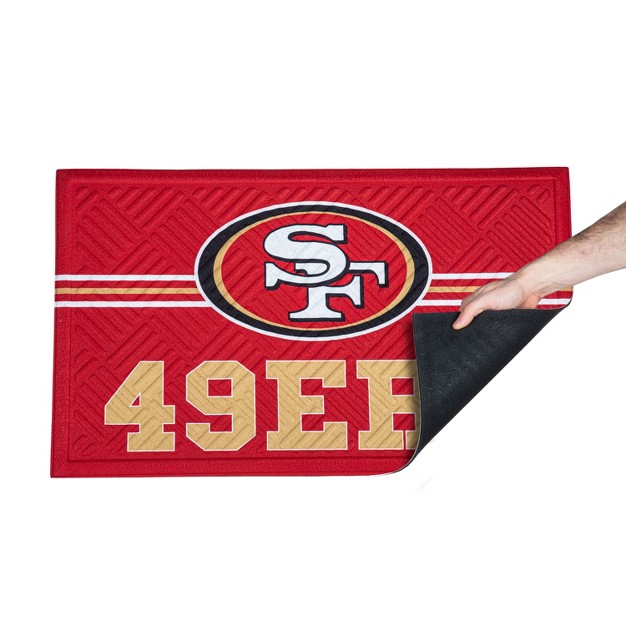 Embossed Mat Cross Hatch San Francisco 49ers