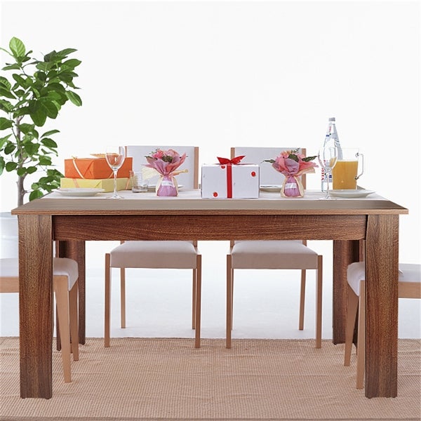 Wooden Dining Table for Living Room and Kitchen