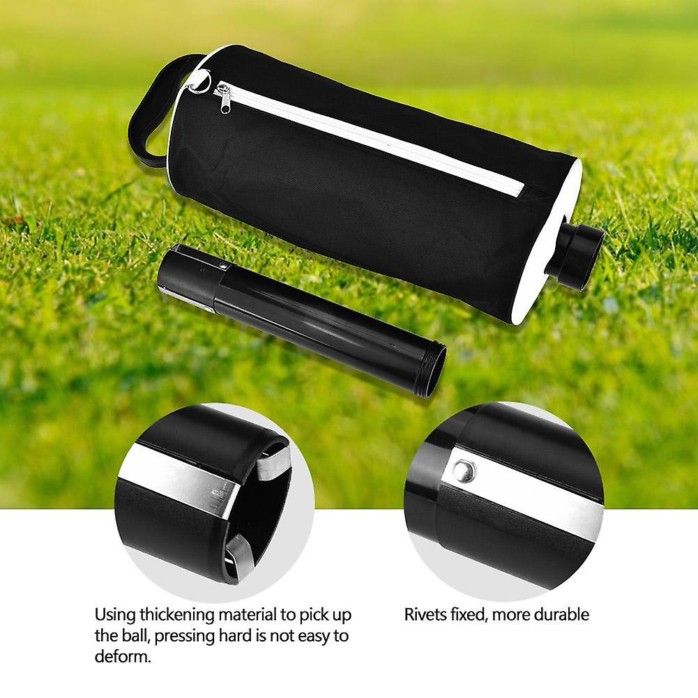 Portable Golf Ball Picker Pick-Ups Retrievers Pocket Storage Bag Scooping Device