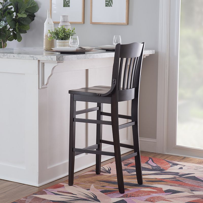 Linon Jace Bar Stool 2-piece Set