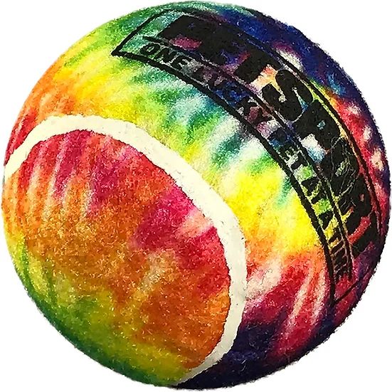 Pet Sport Tie Dye Squeak Ball 2.5 3-Pack Dog Toy