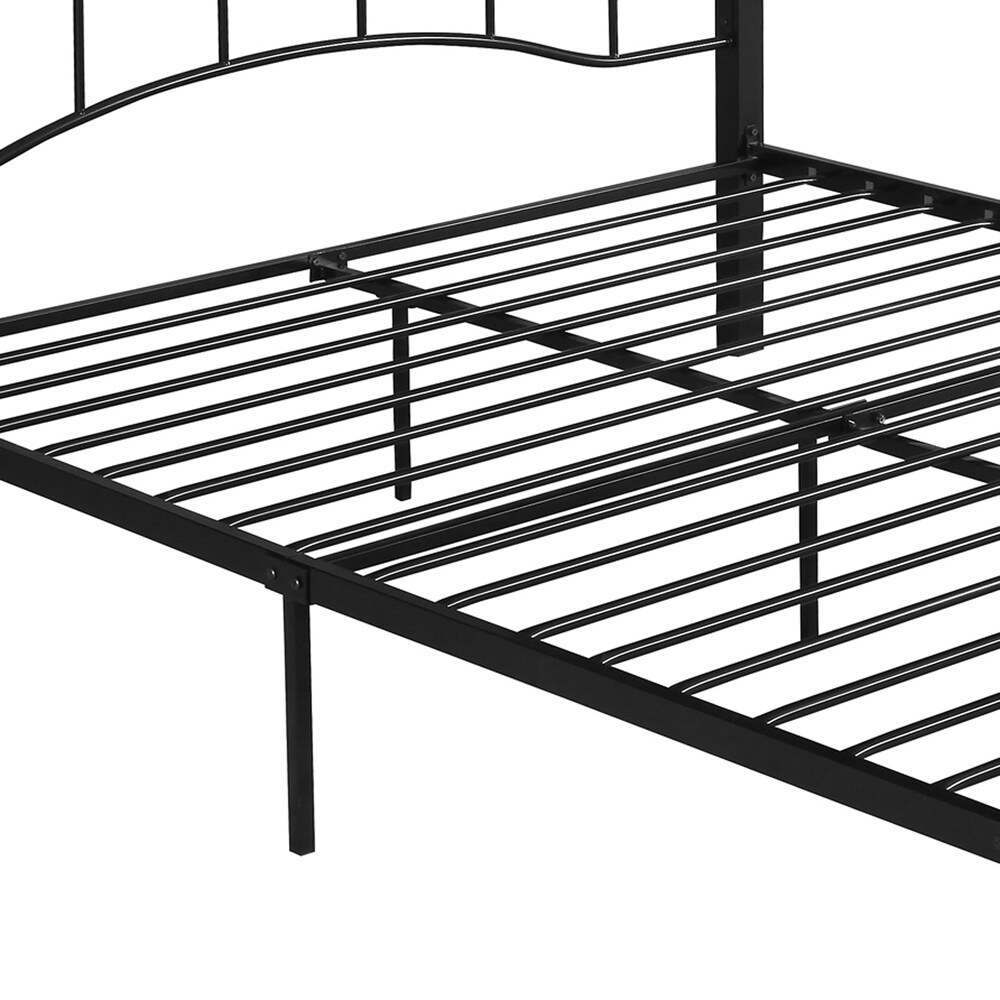 Bouvardia Contemporary Iron Bed Frame by Christopher Knight Home