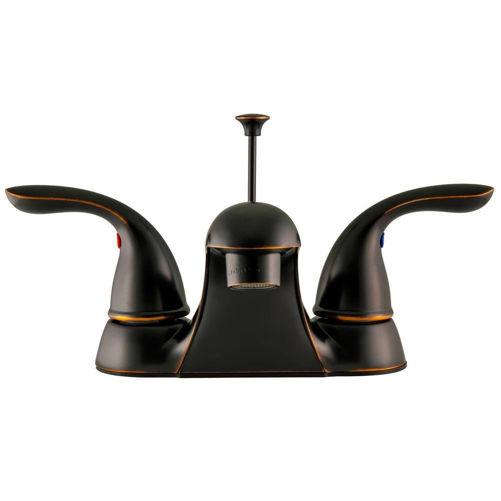 Design House Ashland 4 in Centerset 2Handle Bathroom Faucet in Oil Rubbed Bronze