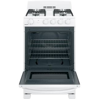 Hotpoint 24 in. 2.9 cu. ft.  Freestanding Gas Range in White RGAS300DMWW