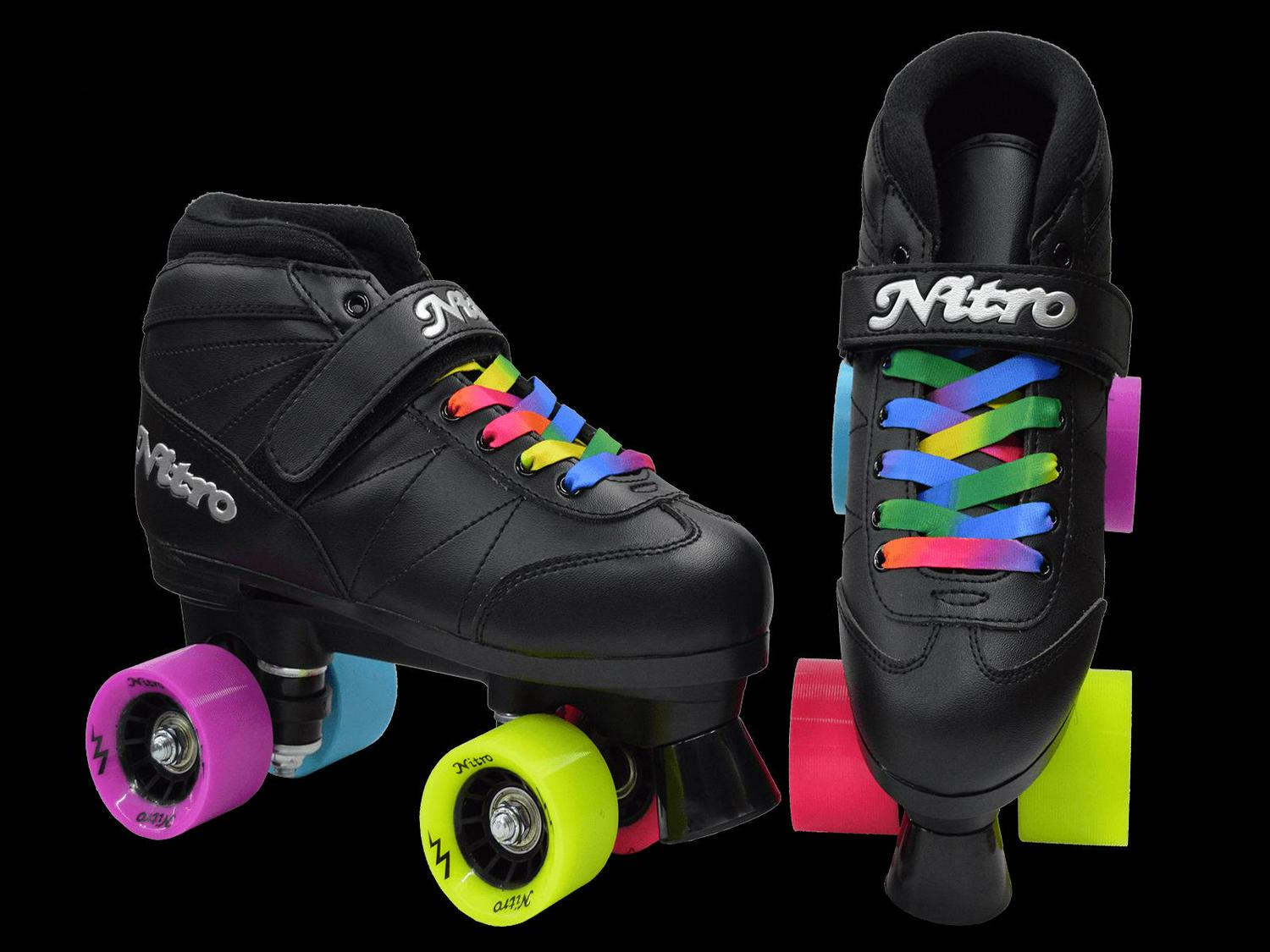 Epic Skates Rainbow Nitro Quad Speed Skates