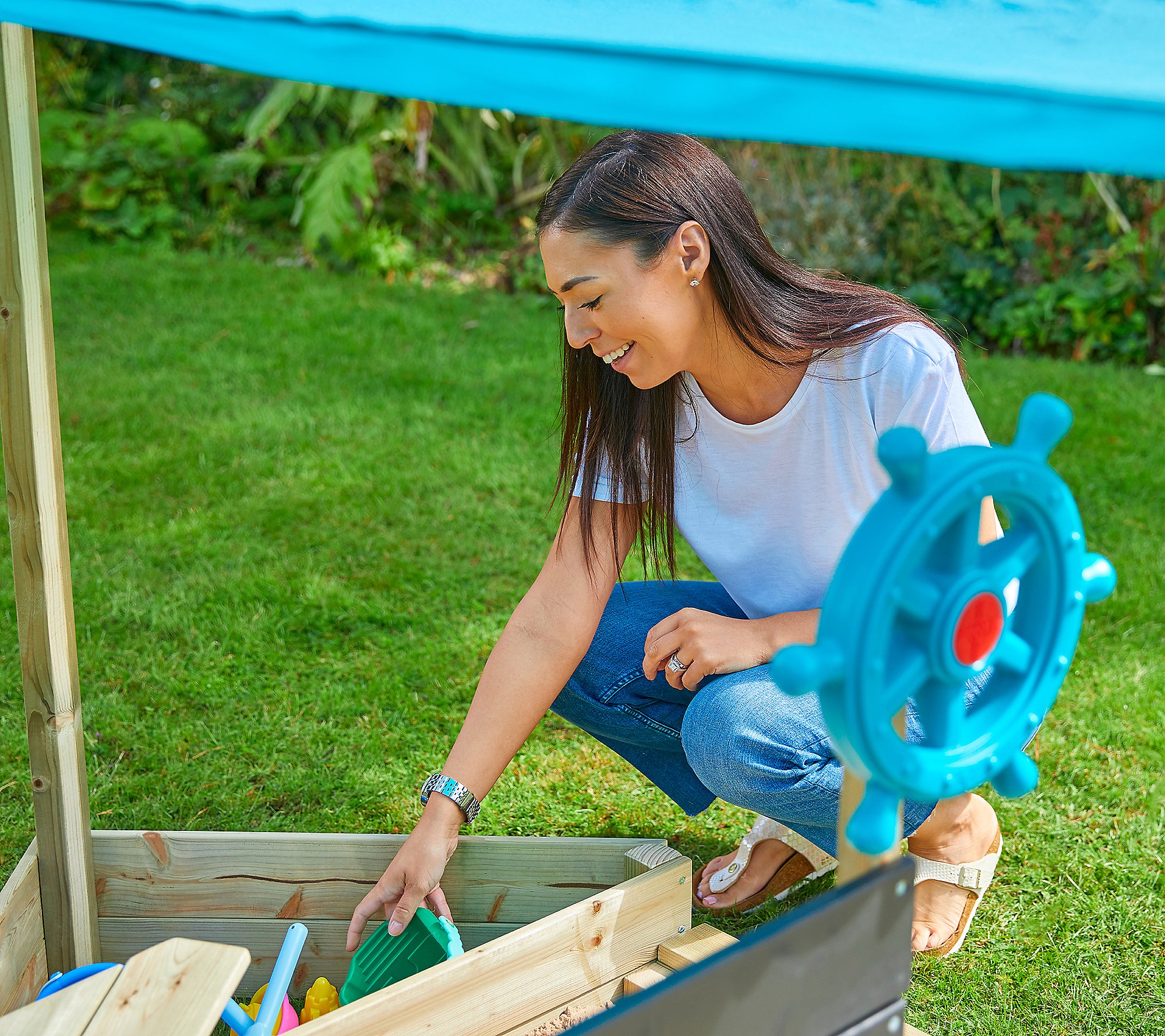 TP Toys Ahoy Wooden Play Boat