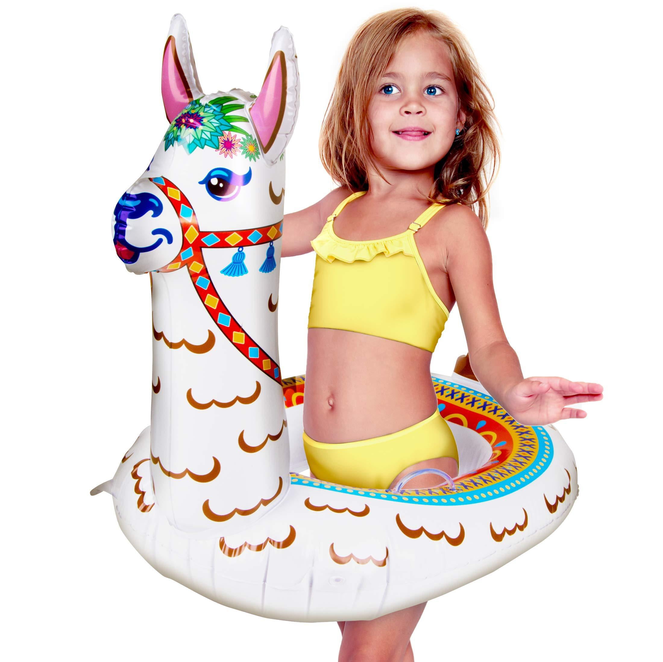 USA Toyz Llama Pool Float 27 Inch Summer Swimming Pool Toys