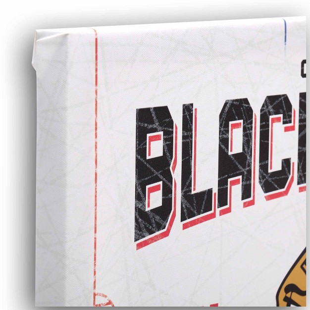 Nhl Chicago Blackhawks Rink Canvas