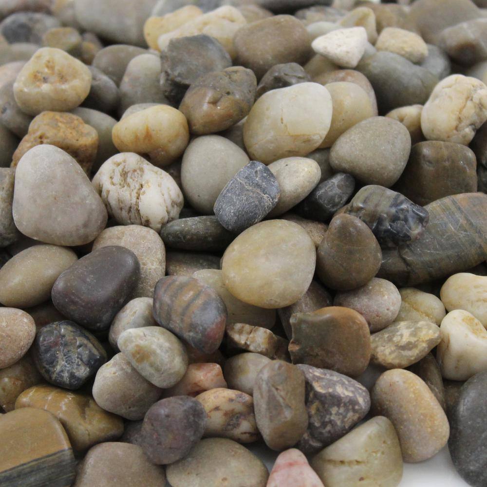 Rain Forest 0.5 in. to 1.5 in. 20 lb. Small Mixed Grade A Polished Pebbles RFMXPA1-20