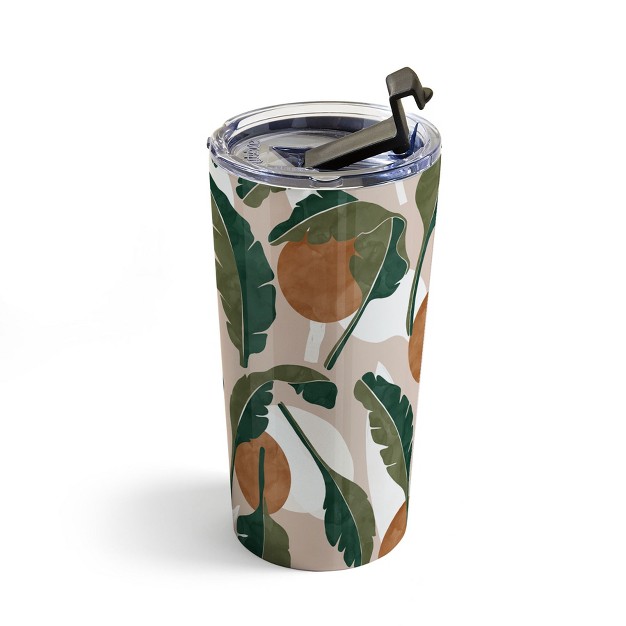 Marta Barragan Camarasa Simple Tropical Nature T Travel Mug 20 Oz Stainless Steel Travel Mug Deny Designs