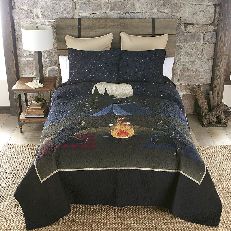 Donna Sharp Bear Campfire Quilt Set