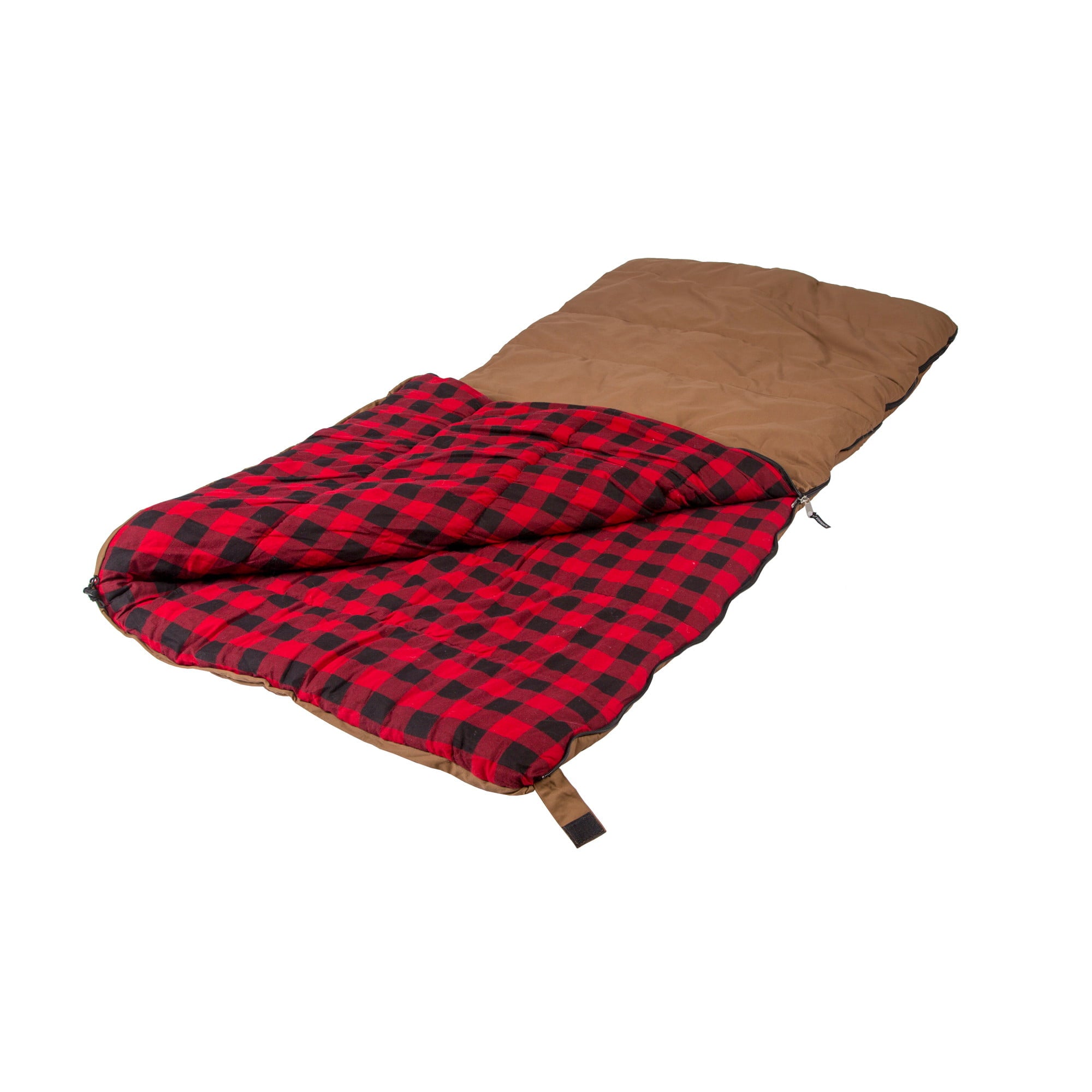 Stansport 6 lbs. Grizzly Rectangular Brown Canvas Sleeping Bag -10°F