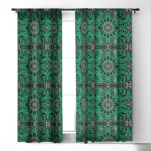 1pc Blackout Window Curtain Panel Deny Designs