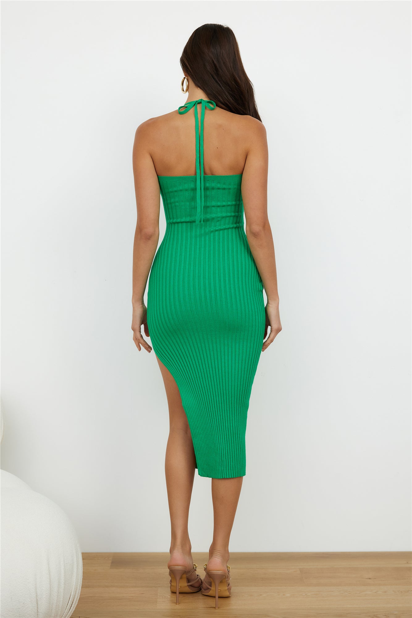 Next Vacay Midi Dress Green