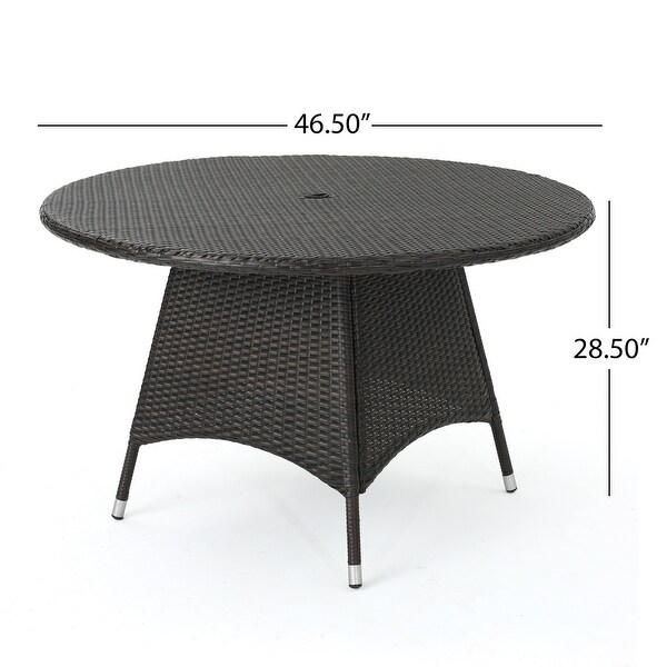 Corsica Outdoor Round Dining Table by Christopher Knight Home