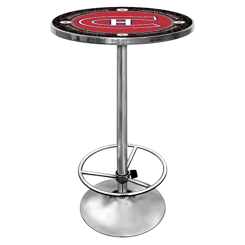 Montreal Canadiens Chrome Pub Table