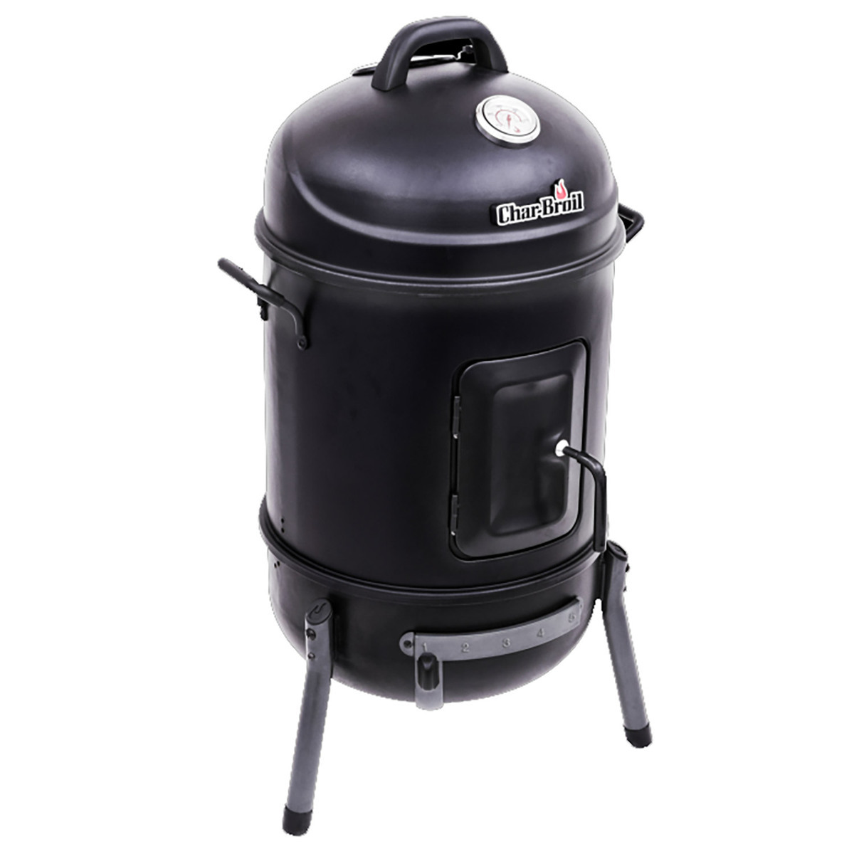 CharBroil 16in Bullet Charcoal Smoker  Black