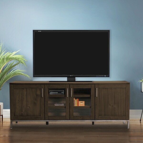 Abbyson Marty 72 Inch Wood Media Console - 72 Inch