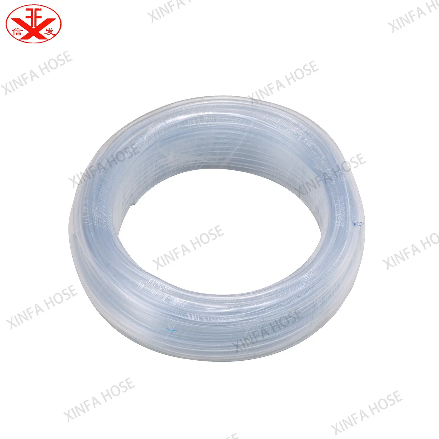 PVC transparent hose pipe PVC clear hose fluid hose 1inch