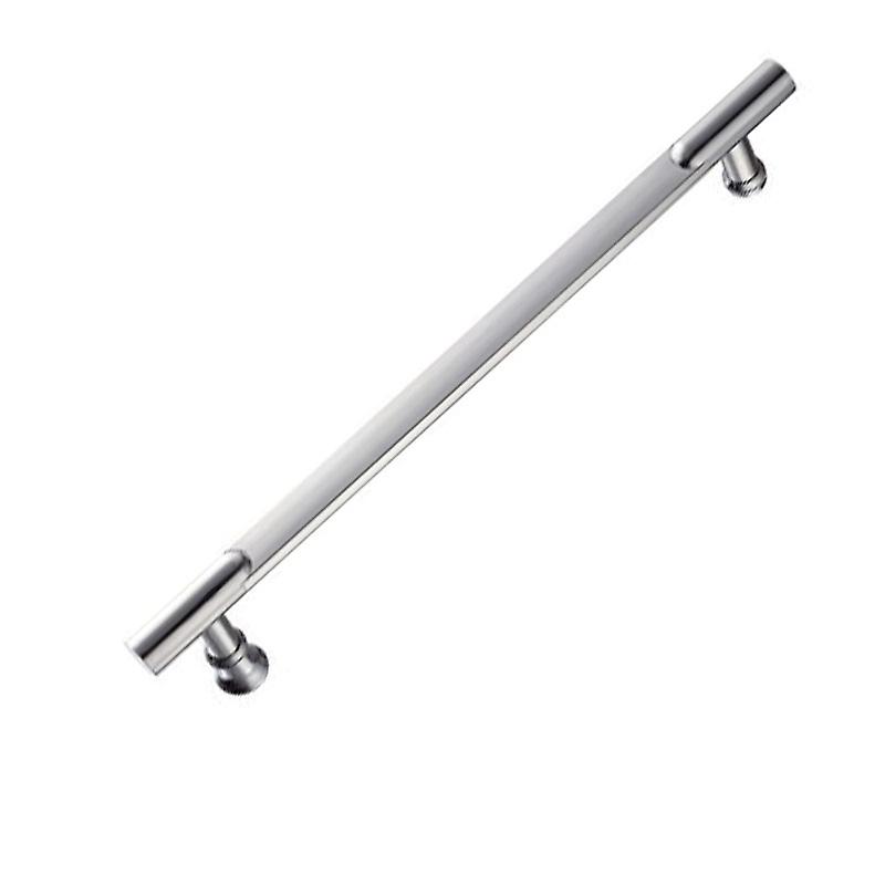 500mm Long Stainless Steel Shower Door Handle or Towel Rail | 40cm Hole to Hole