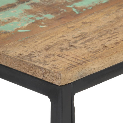 vidaXL Console Table Entryway Table Side Table with Shelf Solid Wood Acacia   Rustic   Side Tables And End Tables   by vidaXL LLC  Houzz