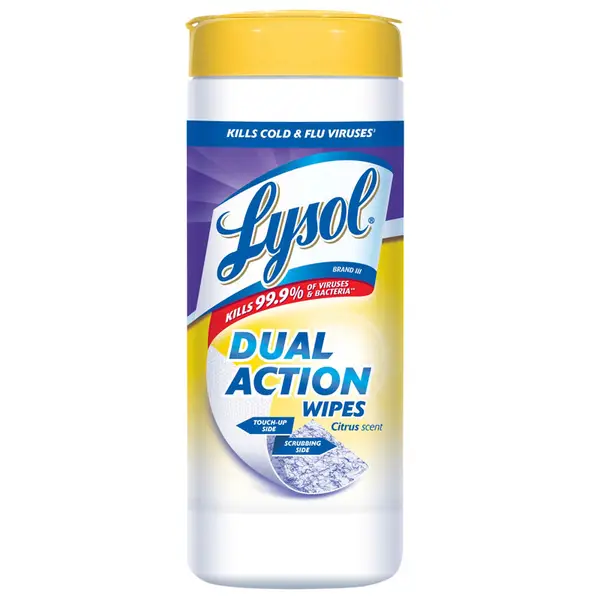 Lysol 35-Count Citrus Dual Action Wipes