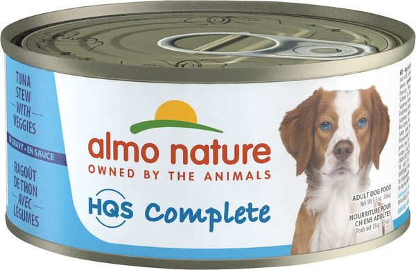 Almo Nature HQS Complete Tuna Stew with Veggies Canned Dog Food