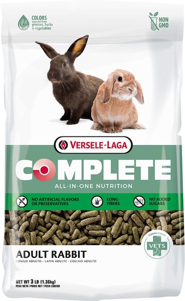 Versele-Laga Complete All-In-One Nutrition Adult Rabbit Food， 3-lb bag