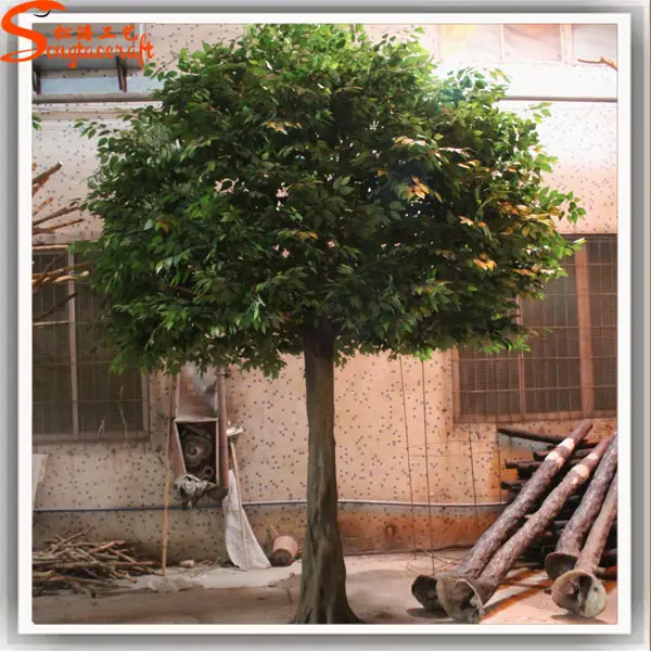 Large outdoor artificial trees big cheap artificial oak tree for garden decoration