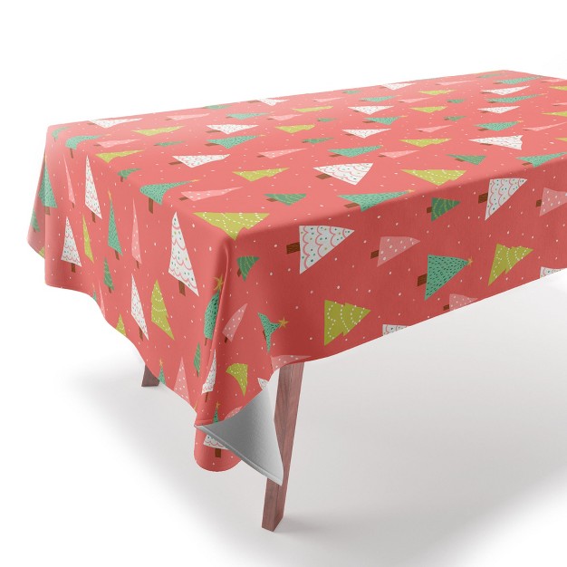 Lathe amp Quill Holly Jolly Trees Tablecloth Society6