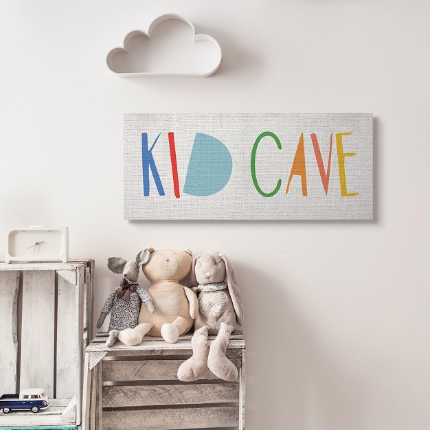 Stupell Industries Kid Cave Phrase Fun Vibrant Whimsical Typography