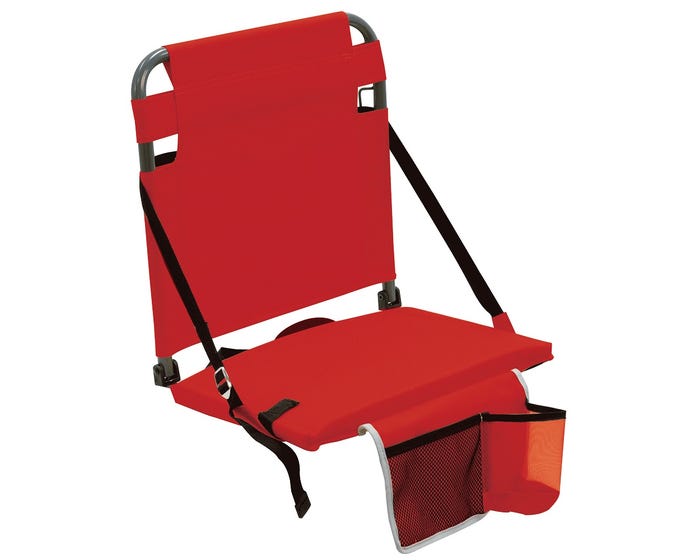 RIO Gear Bleacher Boss Companion Stadium Seat with Pouch - Red BBC101-414-1