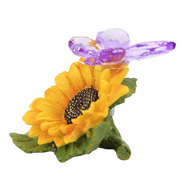 Crystal Expressions Butterfly Figurine One Figurine 2 25 Inches Summer Flower Insect Acrylic Multicolored