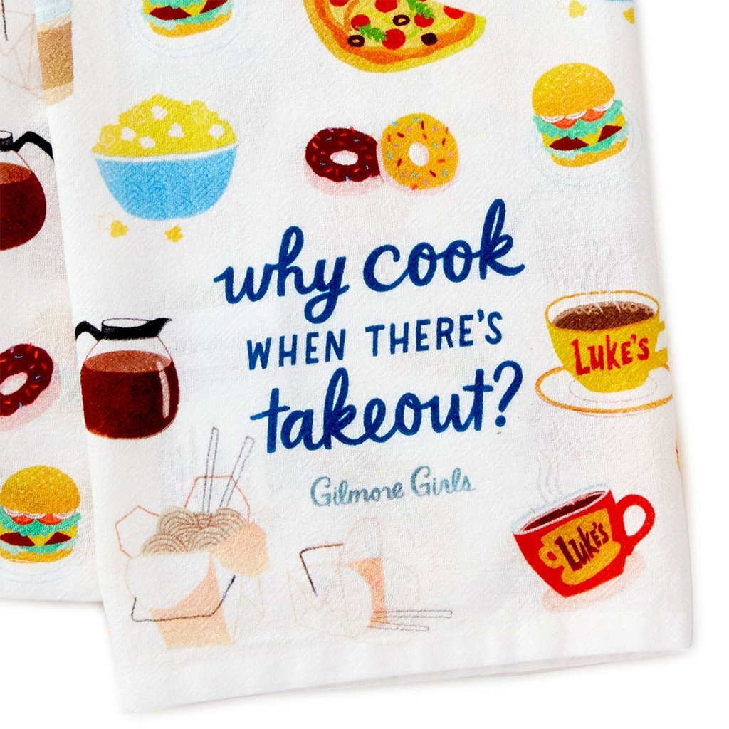 Hallmark  Gilmore Girls Why Cook Tea Towel