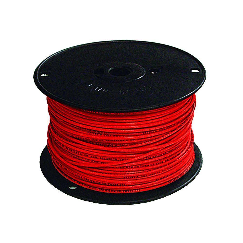 Southwire 500 ft. 18 Red Stranded CU TFFN Fixture Wire 27023101