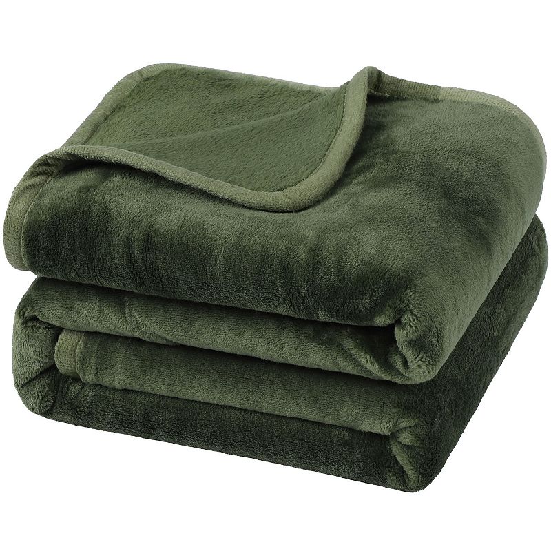 Soft Luxury Flannel Fleece Bed Blankets 1 Pc Throw 50x60