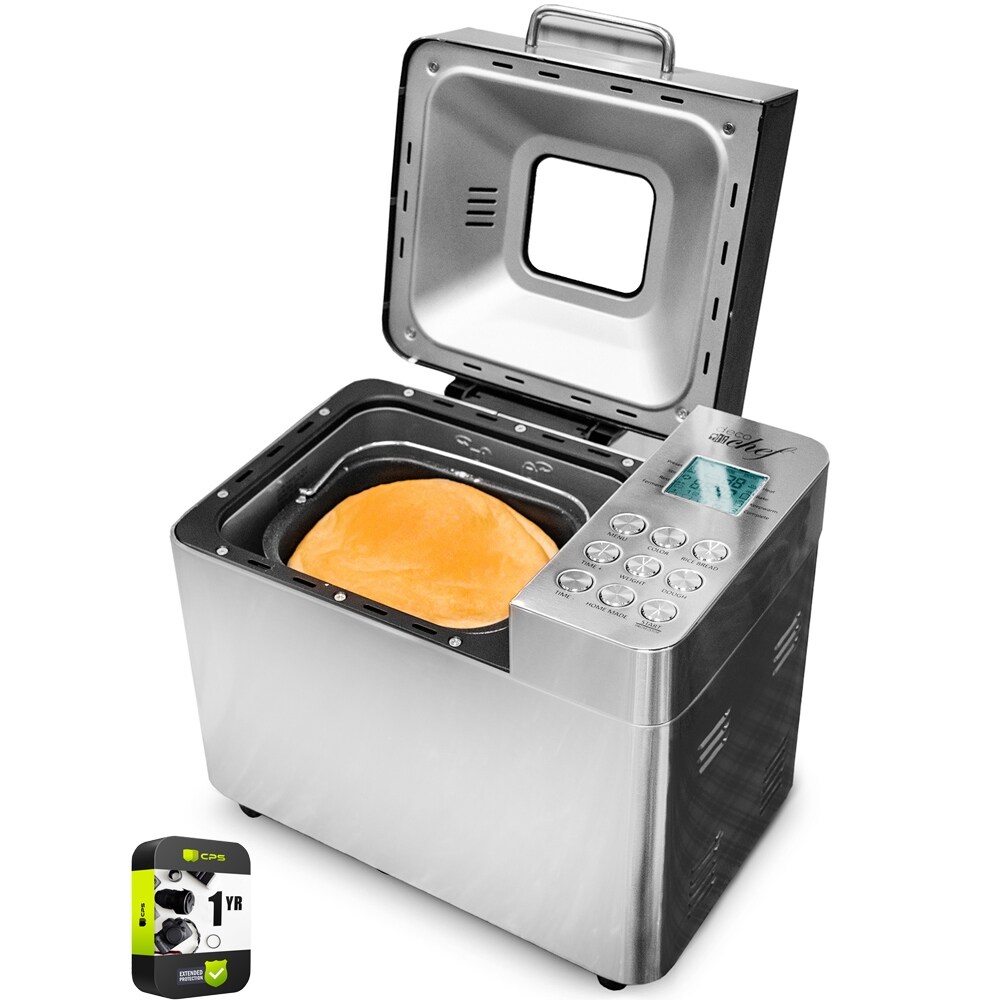 Deco Chef 2 LB Bread Maker with Smart Cooking Programs and Warranty