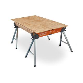 BORA 30 in. H Steel All Terrain Sawhorse 750 Lb. Capacity (2-Pack) PM-4520T