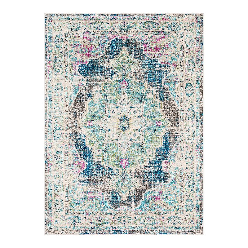 Decor Vallauris Distressed Medallion Rug