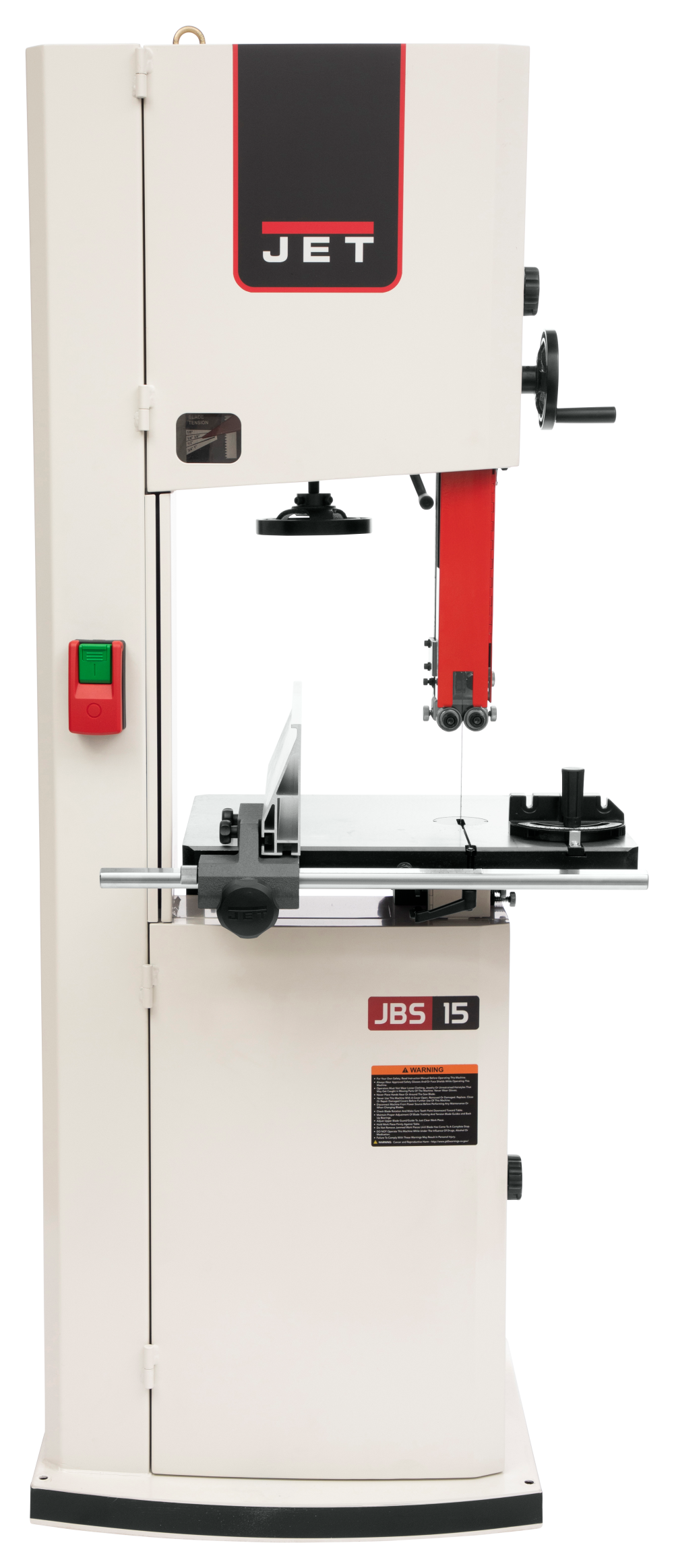 JET JWBS-15 15 In. Steel Frame Bandsaw 714600 from JET